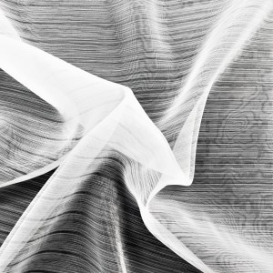 EFEKTOWNY WOAL W BIAŁYM KOLORZE Z ORYGINALNĄ STRUKTURĄ W POSTACI CIENKICH POZIOMO UŁOŻONYCH PASECZKÓW WYSOKOŚĆ 170 CM PRODUCENT POLONTEX CZĘSTOCHOWA