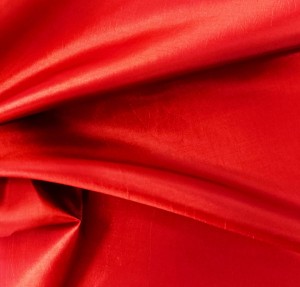 EFEKTOWNA TKANINA ZASŁONOWA W ORYGINALNYM KOLORZE MIEDZIANEJ CZERWIENI Z PIĘKNYM POŁYSKIEM GLAMOUR SZEROKOŚĆ 150 CM PRODUCENT POLONTEX CZĘSTOCHOWA