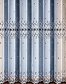 STYLOWA FIRANA ŻAKARD KOLOR BIAŁY ORYGINALNY WZÓR MISTERNE ŁEZKI WYSOKOŚĆ 160 CM 180 CM 250 PRODUCENT HAFT KALISZ