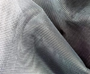 ELEGANCKA FIRANKA MARKIZETA TYPU MOSKITIERA W UNIKALNEJ BARWIE SZAREJ O SUBTELNEJ STRUKTURZE SIATECZKI WYSOKOŚĆ 300 CM PRODUCENT HAFT KALISZ